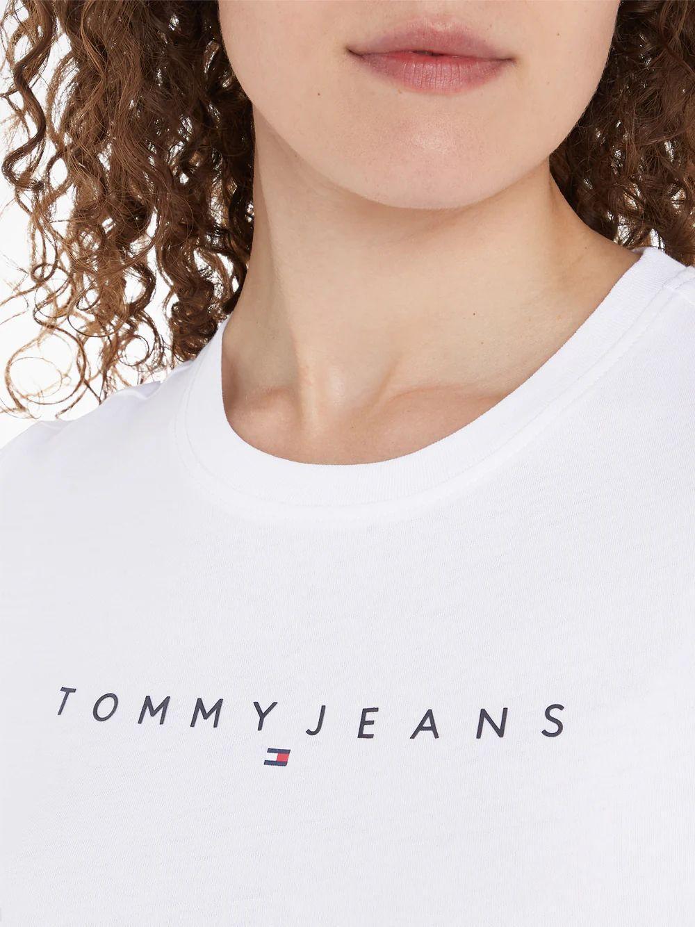 Tommy Hilfiger T Shirt Donna Slim Linear