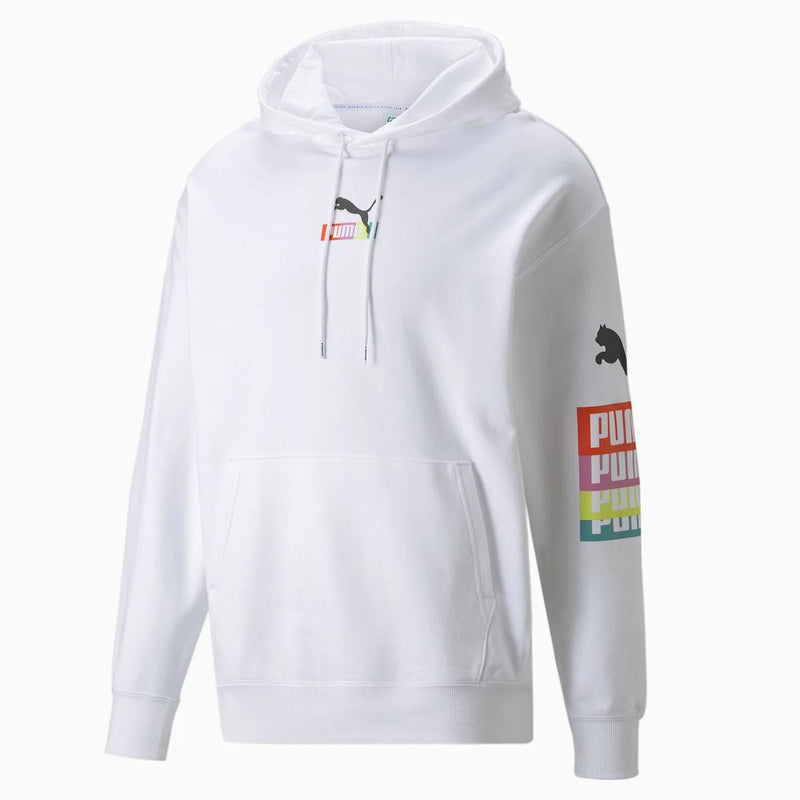 PUMAPuma Felpa Uomo Brand Love Multiplacement Hoodie - Sport One store 🇮🇹